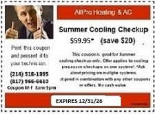 COOLING SERVICE COUPON